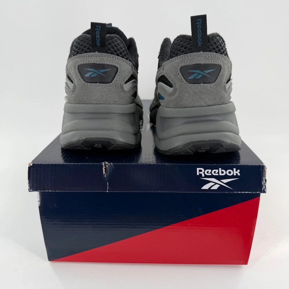 Reebok M Charge Mens Sneakers Med Grey‎ Blue Black AR30246M-NMB Size 9M
